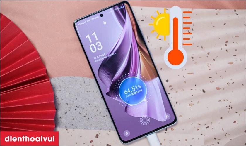 Không dùng máy ở nơi quá nóng bức