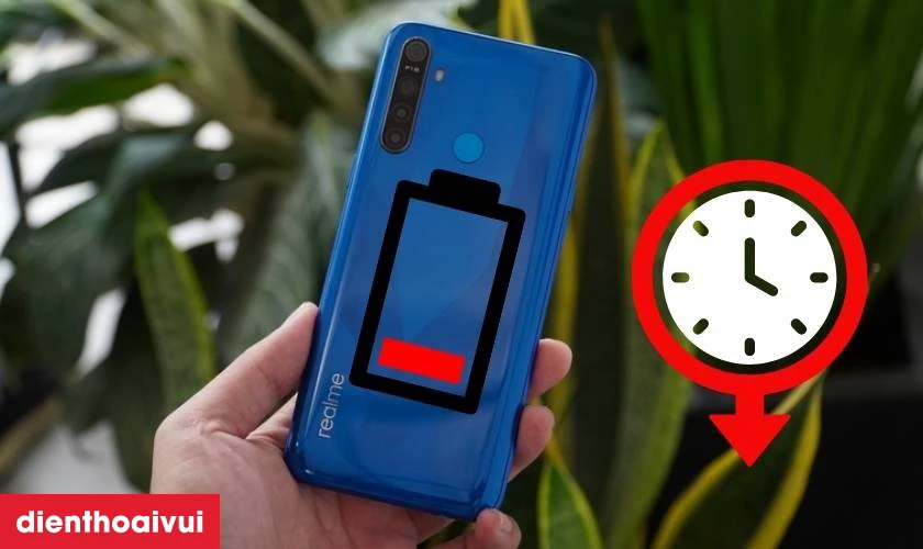Nguy&ecirc;n nh&acirc;n khiến pin Realme 5 bị chai