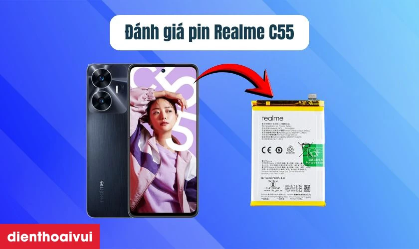 Thay pin Realme C55