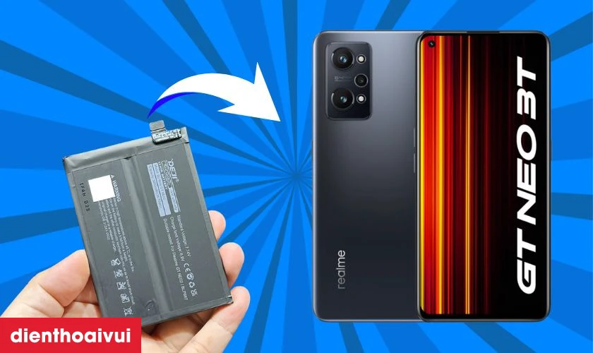 Đ&aacute;nh gi&aacute; pin Realme GT Neo 3T h&atilde;ng Deji