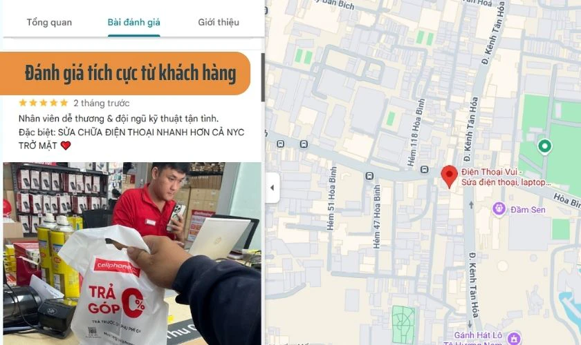 Đánh giá từ khách hàng cũ là nguồn tham khảo hữu ích trước khi chọn nơi sửa chữa