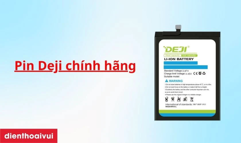 Pin chính hãng Deji thay cho Samsung A11 là gì?