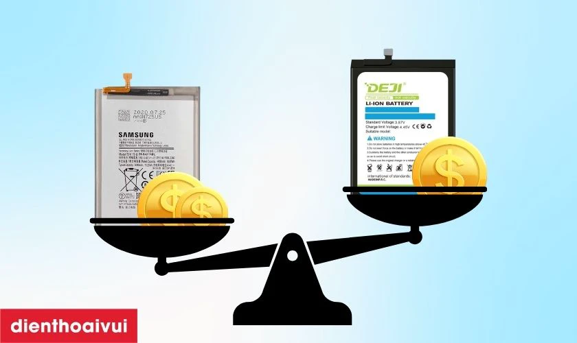 Pin chính hãng Deji thay cho Samsung A11 có tốt không?