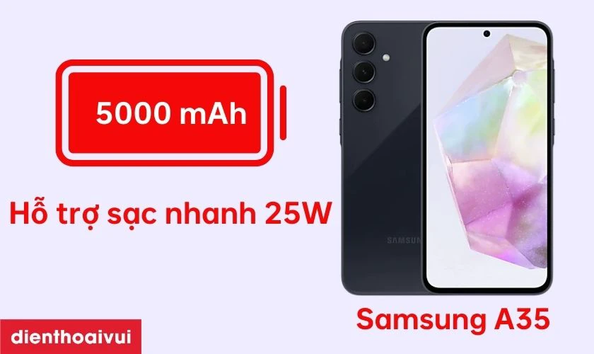 Giới thiệu pin điện thoại Samsung A35?