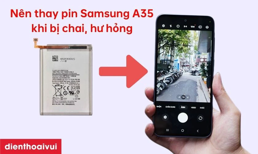 Có nên thay pin Samsung A35 không?