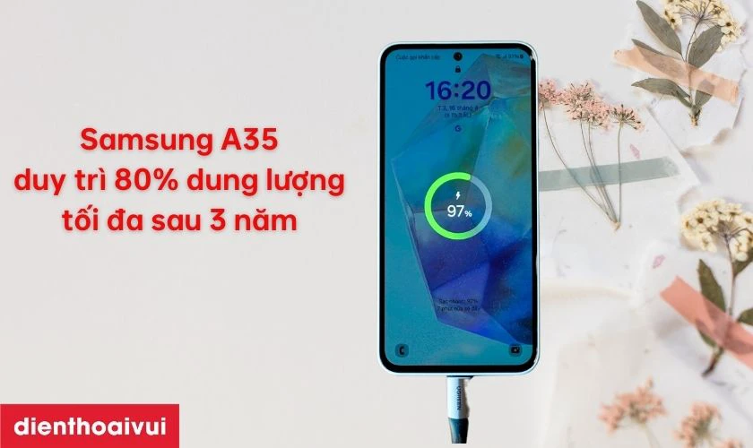 Tuổi thọ pin giảm theo thời gian