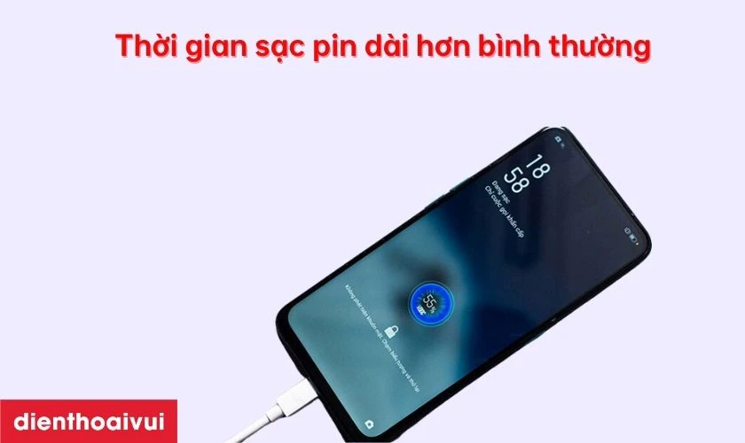 Thời gian sạc pin dài hơn bình thường