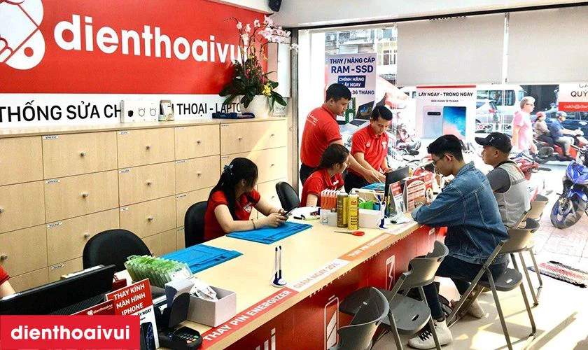 Dịch vụ thay pin Samsung A40S lấy liền tại Điện Thoại Vui
