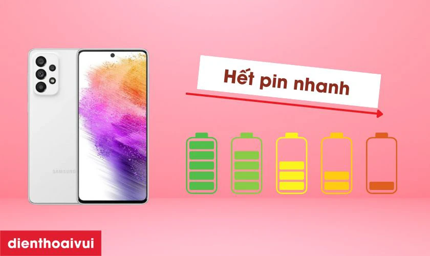Pin Samsung A43 hết nhanh