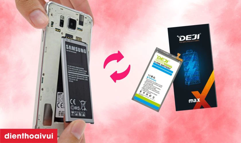 Có nên thay pin Samsung A8 2015 chính hãng Deji không?