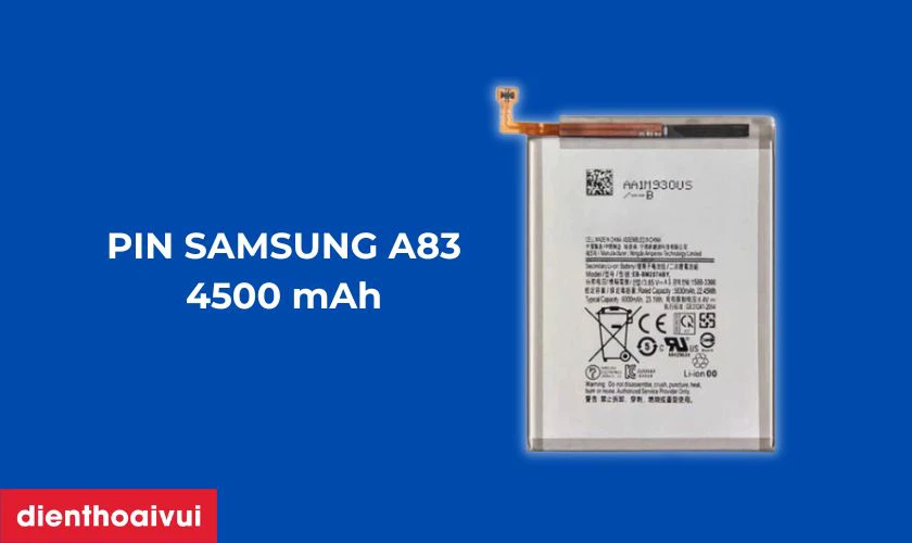 Tổng quan về pin điện thoại Samsung A83