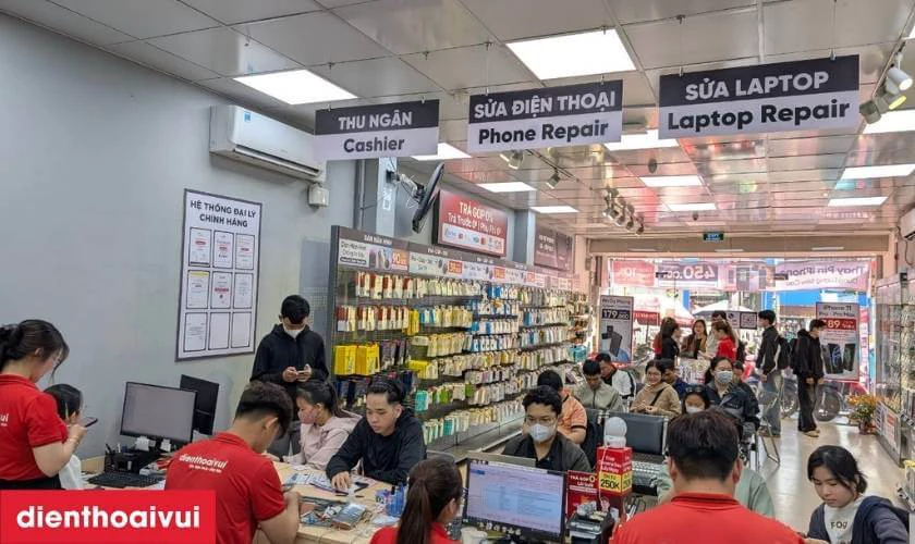Dịch vụ sửa chữa đa dạng, hỗ trợ nhanh chóng