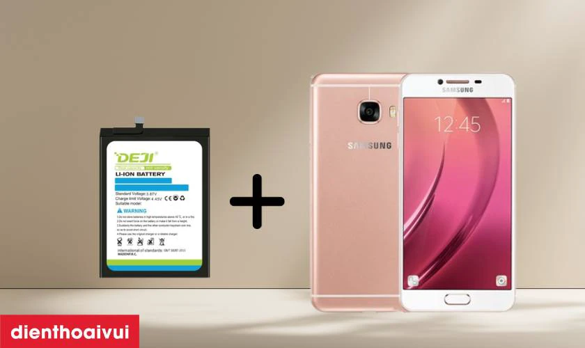 Có nên thay pin Samsung C7 chính hãng Deji không?