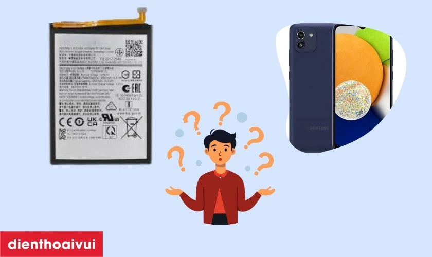 Có nên thay pin Samsung Galaxy A03 chính hãng Deji không?