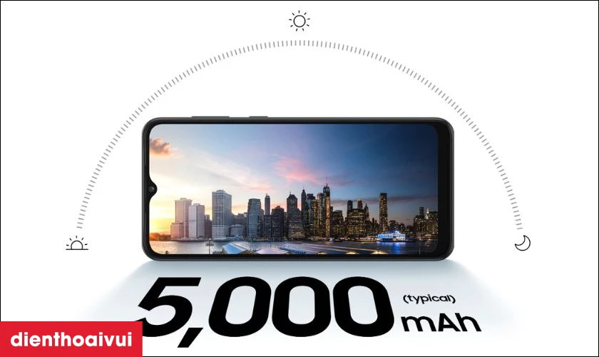 Dung lượng pin khủng giúp Samsung A04s được nhiều người lựa chọn