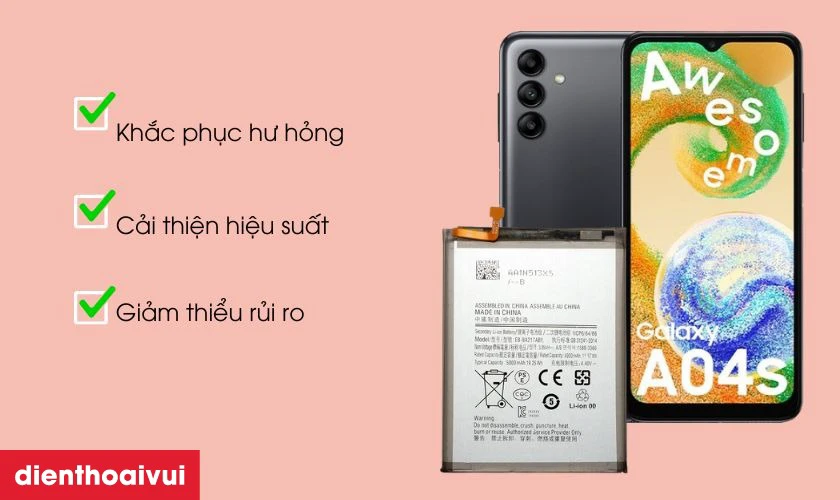 Thay pin mới mang đến nhiều lợi ích cho thiết bị và người dùng