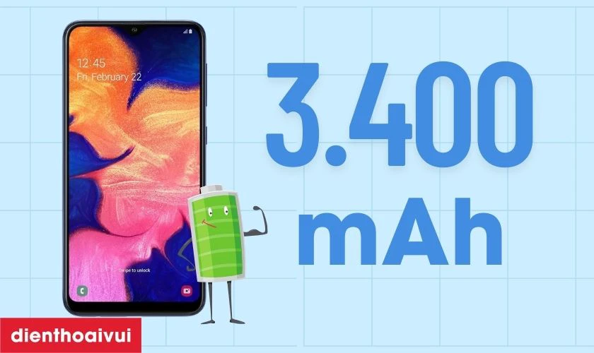 Giới thiệu pin điện thoại Samsung Galaxy A10