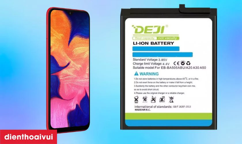 Có nên thay pin Samsung Galaxy A10 chính hãng Deji không?