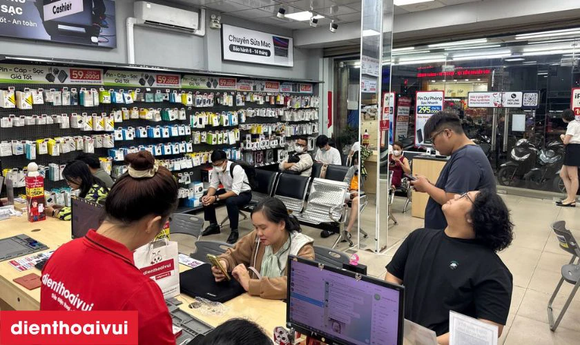 Dịch vụ thay pin Samsung Galaxy A12 lấy liền tại Điện Thoại Vui