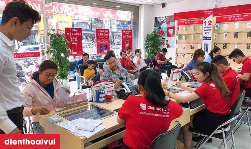 Quy trình thay pin Samsung Galaxy A22 5G chuyên nghiệp lấy liền tại Điện Thoại Vui