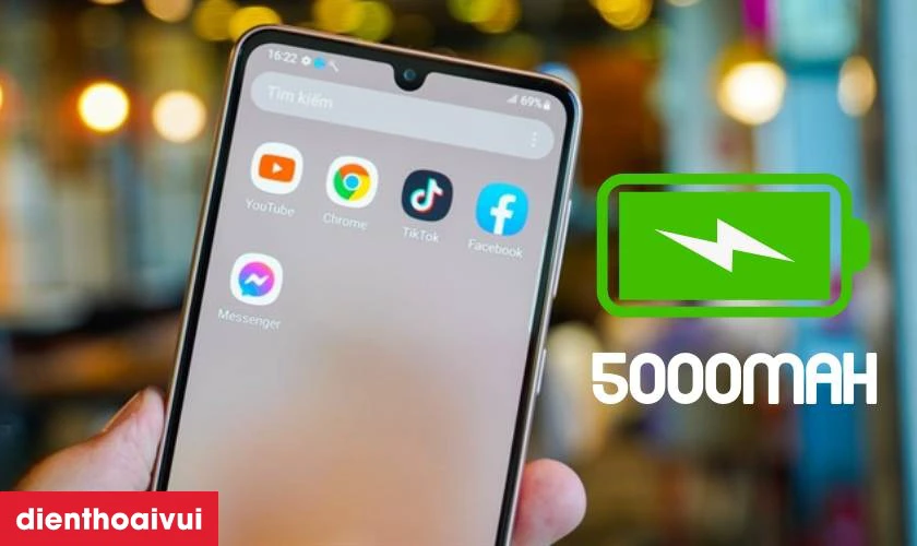 Đánh giá pin điện thoại Samsung Galaxy A33
