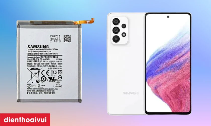 Giới thiệu pin điện thoại Samsung Galaxy A53
