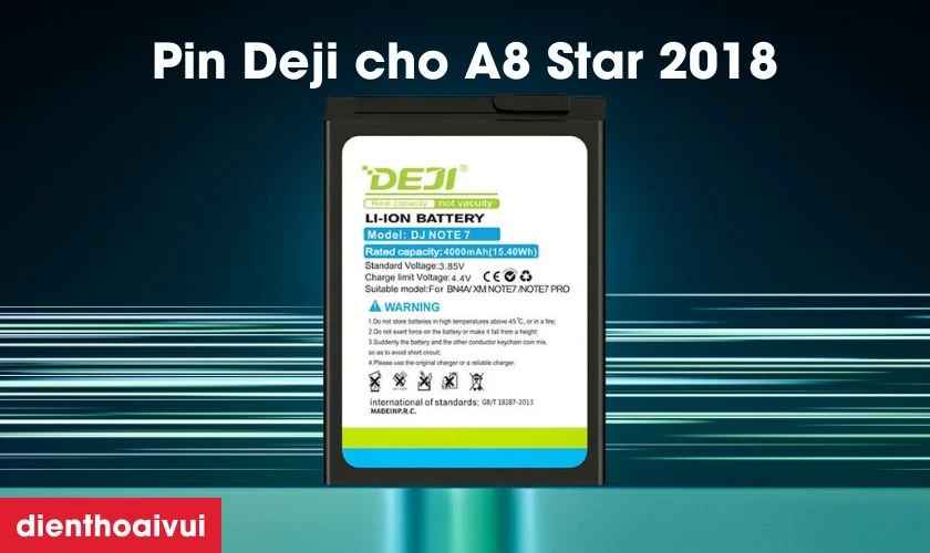 Pin Samsung Galaxy A8 Star 2018 chính hãng Deji là gì?