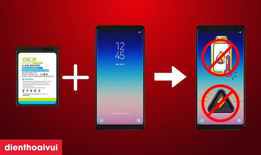 Pin chính hãng Deji thay cho Samsung Galaxy A8 Star 2018 có tốt không?