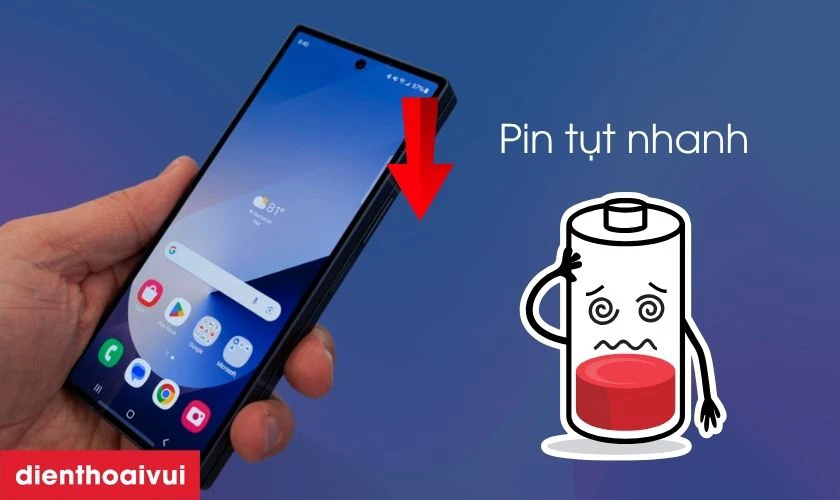 Các dấu hiệu nhận biết bạn cần thay pin Samsung Galaxy Z Fold 6 mới