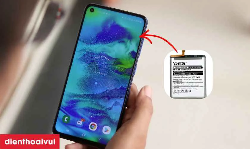 Những lưu &yacute; khi thay pin Samsung Galaxy M41 ch&iacute;nh h&atilde;ng Deji