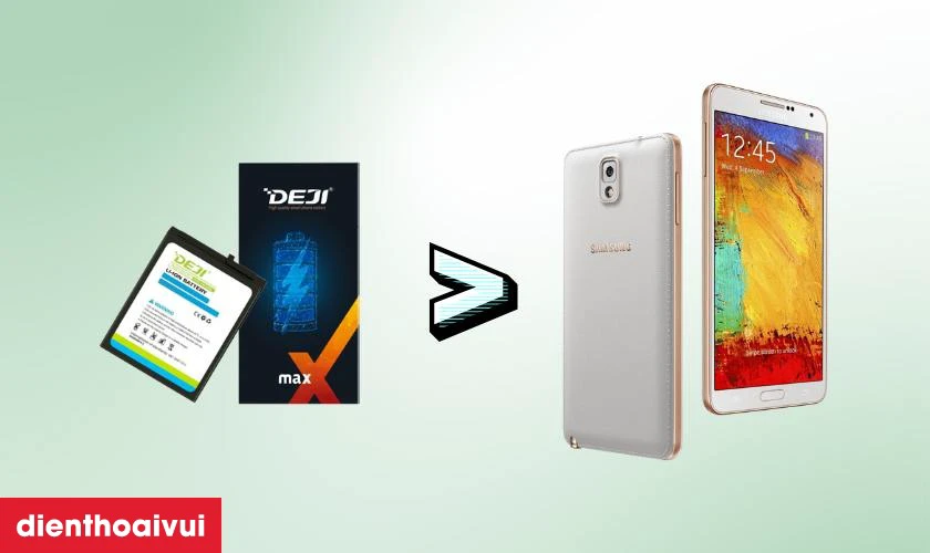 Pin Deji thay cho Samsung Note 3 có tốt không