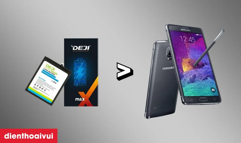Pin Deji thay cho Samsung Note 4 có tốt không