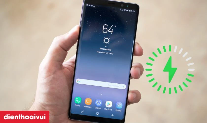 Có nên thay pin Samsung Note 8 chính hãng Deji không