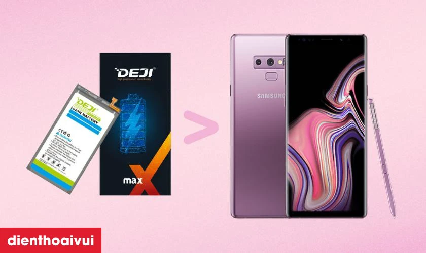 Pin Deji thay cho Samsung Note 9 có tốt không
