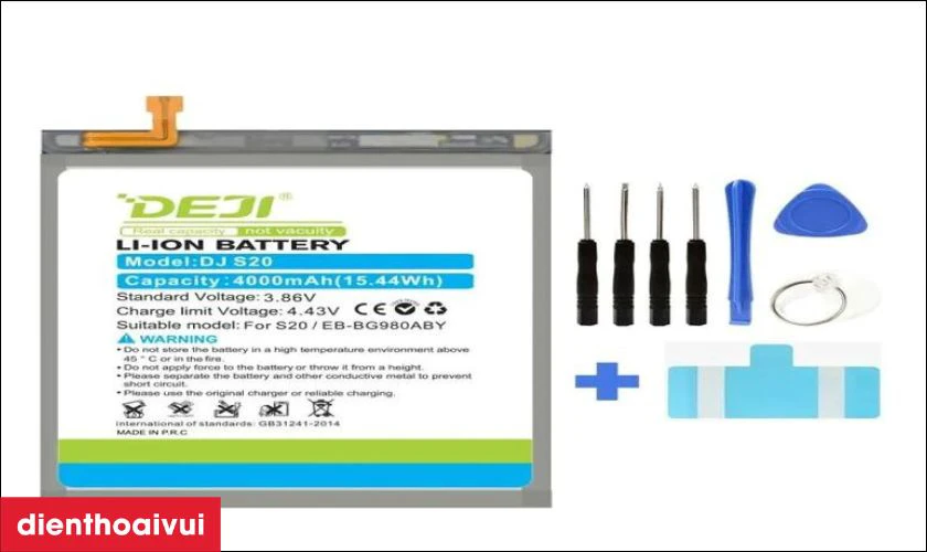 Pin chính hãng Deji thay cho Samsung S20 Ultra có tốt không?