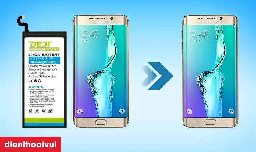 Pin Deji thay cho Samsung S6 Edge Plus có tốt không