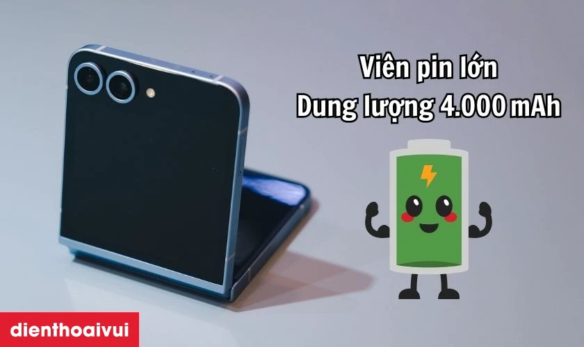 Tổng quan pin Samsung Galaxy Z Flip 6