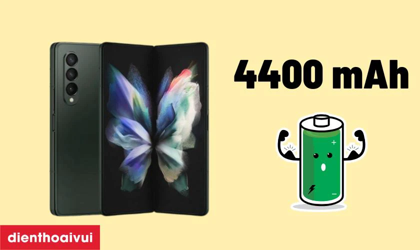 Đánh giá pin điện thoại Samsung Galaxy Z Fold 3