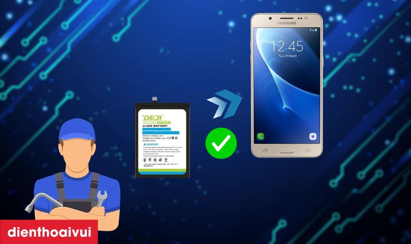 Pin Deji thay cho Samsung J5 2016 có tốt không?