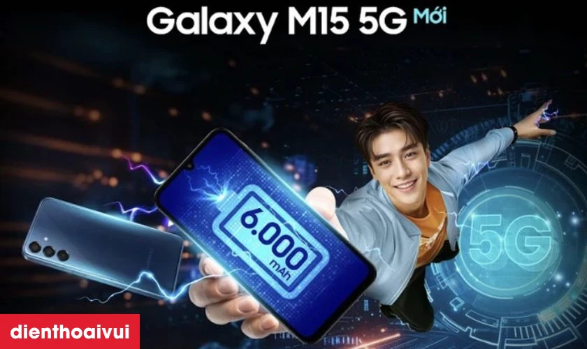 Giới thiệu pin điện thoại Samsung M15