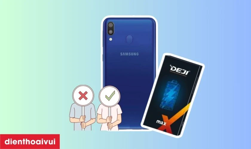 Có nên thay pin Samsung M20 chính hãng Deji không?