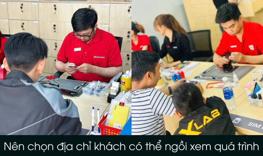 Một địa chỉ uy tín thường có quy trình làm việc bài bản, rõ ràng