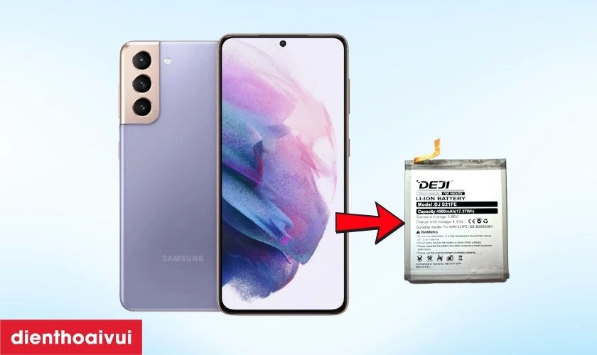 Pin Deji thay cho Samsung S21 có tốt không?