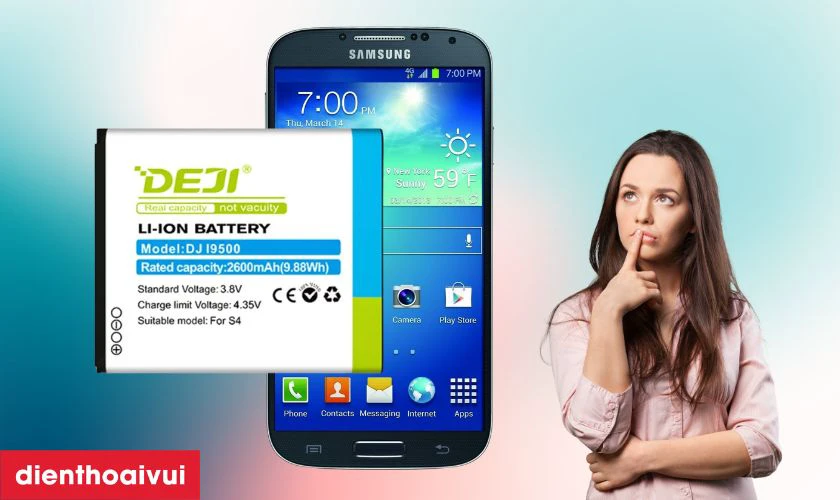 Pin Samsung S4 chính hãng Deji là gì?