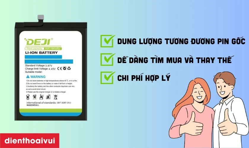 Có nên thay pin Samsung S6 chính hãng Deji không?