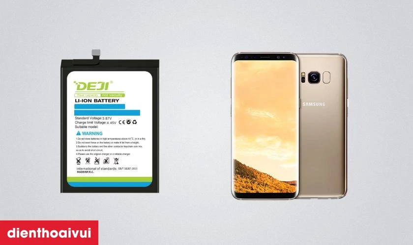 Pin Deji thay cho Samsung S8 có tốt không