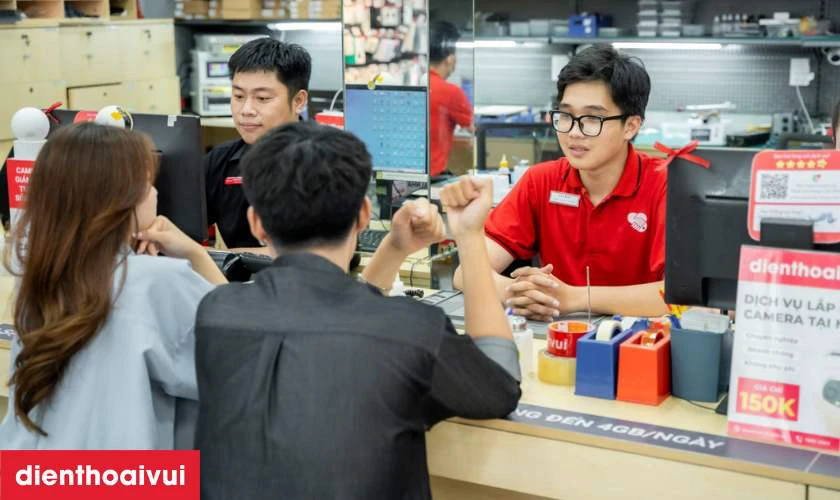 Máy sẽ được bàn giao lại cho khách để kiểm tra lần cuối