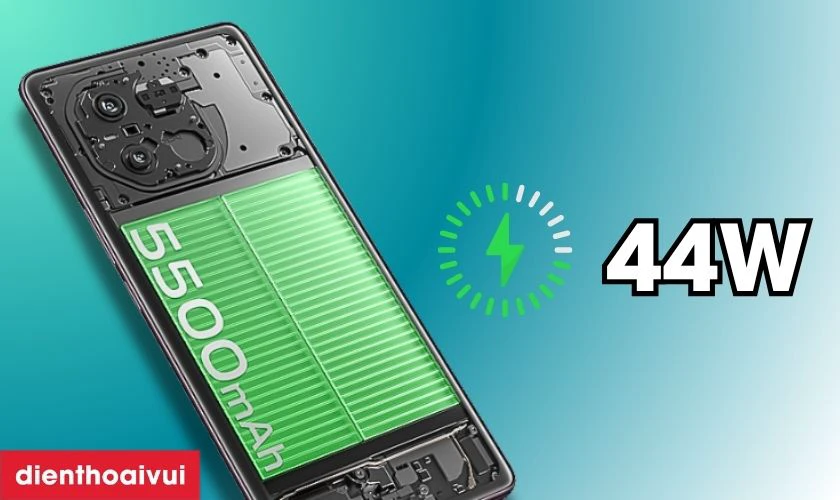 Pin Vivo V30e c&oacute; pin dung lượng 5.500 mAh