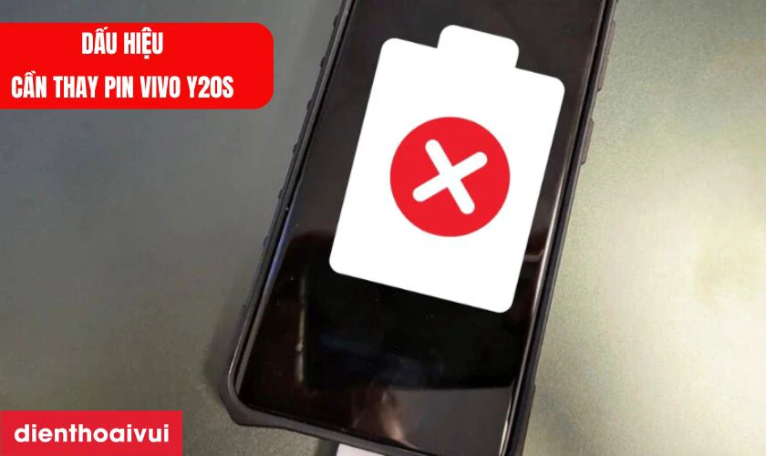 Dấu hiệu cần thay pin Vivo Y20s