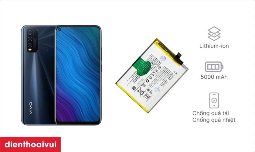 Đ&aacute;nh gi&aacute; pin Vivo Y50